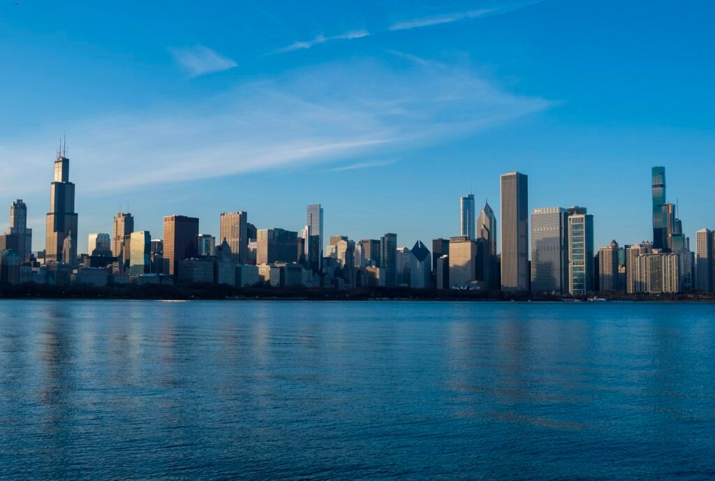 Photography of the Chicago cityscape and industrial buildings